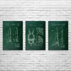 Rocket Posters Set Of 3 V2 Rocket Blueprint Engineer Gift Jpl Decor Wall Art