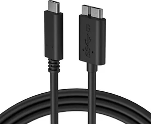 USB-C to Micro-B USB 3.0 Hard Drive Cable for WD Elements My Passport My Book - Picture 1 of 4