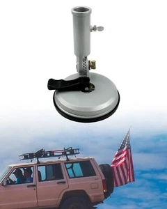 Flag Pole Holder Suction Cup Universal Adjustable Multiposition Flagpole Hold... - Picture 1 of 6