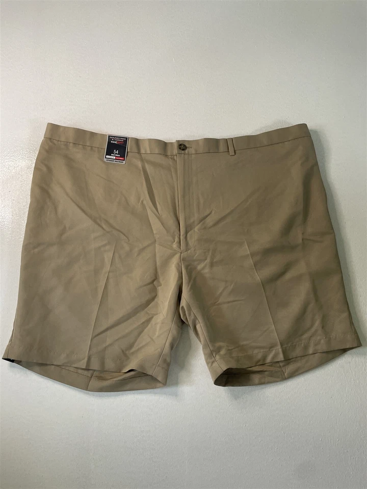 全新 Roundtree & Yorke 54x9 英寸卡其色旅行智能扩展腰带男式短裤 — 第 1/4 张图片