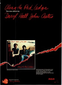 Álbum de promoción Hall and Oates anuncio impreso 1978 revista Creem a lo largo del borde rojo - Imagen 1 de 1