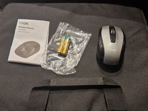 LOGIK L14BUN20 14.1" Laptop Bag & Wireless Mouse Bundle - Black - Picture 1 of 6