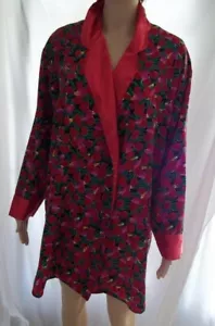 Vestido de satén rojo floral de colección para mujer Victoria's Secret Gold Label talla mediana - Imagen 1 de 5