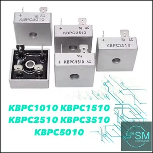 2 X KBPC1010 - KBPC5010 1000V 10A 15A 25A 35A 50A Bridge Rectifier Metal Case - Picture 1 of 14