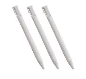 Paquete de 3 lápices blancos para consola Nintendo 3DS Reino Unido - Imagen 1 de 1
