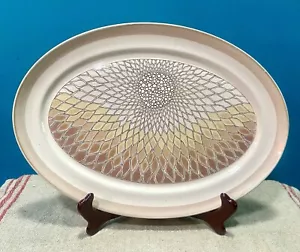 Vtg 80s DENBY-LANGLEY CHANTILLY Oval PLATTER 12 3/4" Vintage EUC - Picture 1 of 12