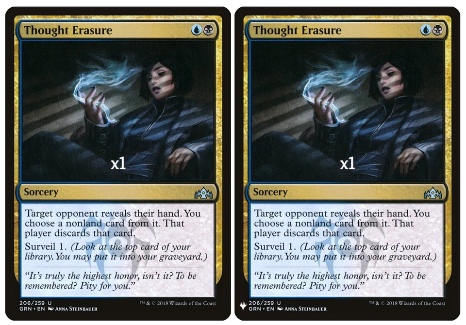 MTG GRN MB1 Thought Erasure MINT (SELECT) - Image 1 of 1