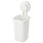 TISKEN Toothbrush Holder w Suction Cups White Tight Grip Bathroom Kitchen