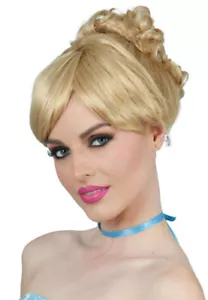 Cinderella Inspired Blonde Bun Costume Wig - by Allaura - Picture 1 of 1