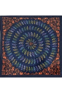 GRATEFUL DEAD-RAINBOW DANCERS-SKELETON-ROSES BANDANA-Garcia,Lesh, Wier - Picture 1 of 1