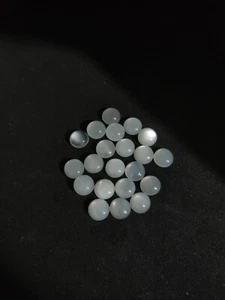 White Moonstone 10x10mm Round Cabochon – Polished White Gemstone - Picture 1 of 3