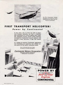 1945 Continental Aircraft Engine Ad 10/23/2024m - Picture 1 of 1