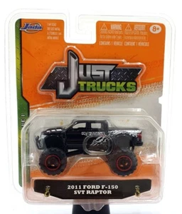 Jada Just Trucks 1/64 Scale 14020B 2011 Ford F-150 SVT Raptor Orange Box - Black - Picture 1 of 5