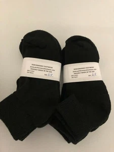 *** 6 Pair Kid's Black Ankle Socks 6-8 LQQK*** - Picture 1 of 2