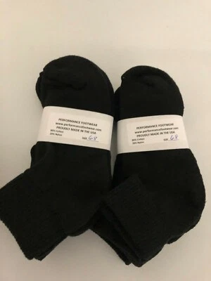 *** 6 pares de calcetines tobilleros negros para niños 6-8 LQQK*** Foto 1 de 2