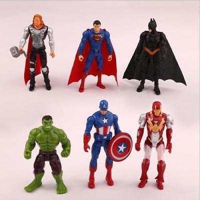 6pc Avengers Figures Super Hero Incredible Action Figures Toy Doll Collection • 8.95£