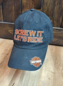 Harley Davidson Screw It Lets Ride Adjustable Cap Mütze Naples Florida bestickt - Bild 1 von 7