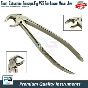 Pinzas de extracción dental para molares inferiores mandíbula para tirar de dientes diente CE - Imagen 1 de 8