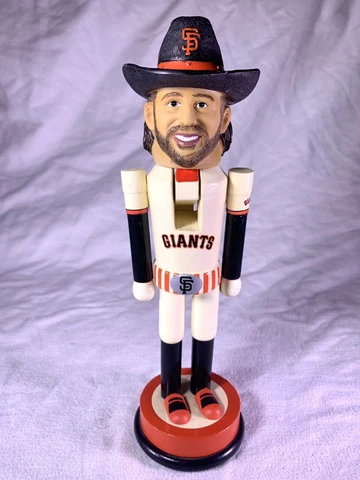 SAN FRANCISCO GIANTS MADISON BUMGARNER HOLIDAY NUTCRACKER Exc. Condition ~ Cover