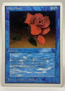 1x MTG Magic the Gathering Mana Short Unlimited Edition HP Vintage - Picture 1 of 2