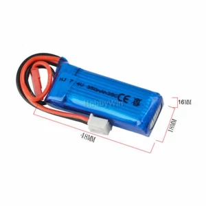 7,4V 2S 350mAh 35C LiPO Batería JST Enchufe para RC DLG1000 TDS 130 ESKY 300 F300BL - Imagen 1 de 14