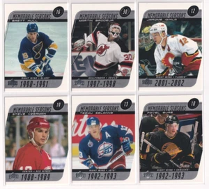 2002-03 Upper Deck Memorable Seasons 186 Steve Yzerman Detroit Red Wings - Picture 1 of 2