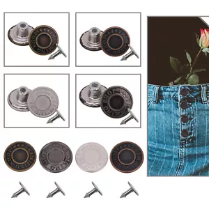 Hammer on Jeans Botones Denim Repuesto 20MM con Pasadores Traseros para Chaquetas Abrigo - Imagen 1 de 32