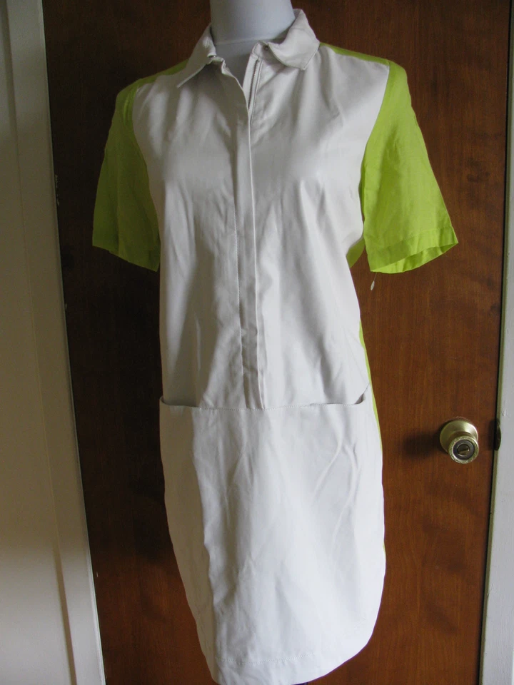 Walter Baker Mujer Ayden Elegante Blanco Verde Imitación Cuero Suave Vestido Delantero S  Foto 1 de 1