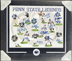 Penn State Legends Harris Capeletti Mitchell Moore Signed 16x20 9 Sigs JSA COA - Picture 1 of 1