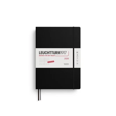 LEUCHTTURM 1917 GMBH Tageskalender Master A4 Schwarz 2026