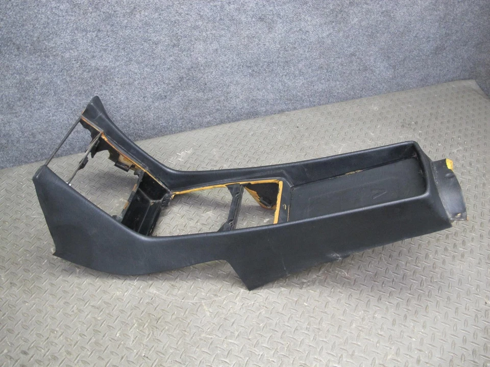 86-89 MERCEDES R107 560SL CONSOLA CENTRAL DELANTERA MOLDURA PANEL NEGRO OEM Foto 1 de 4