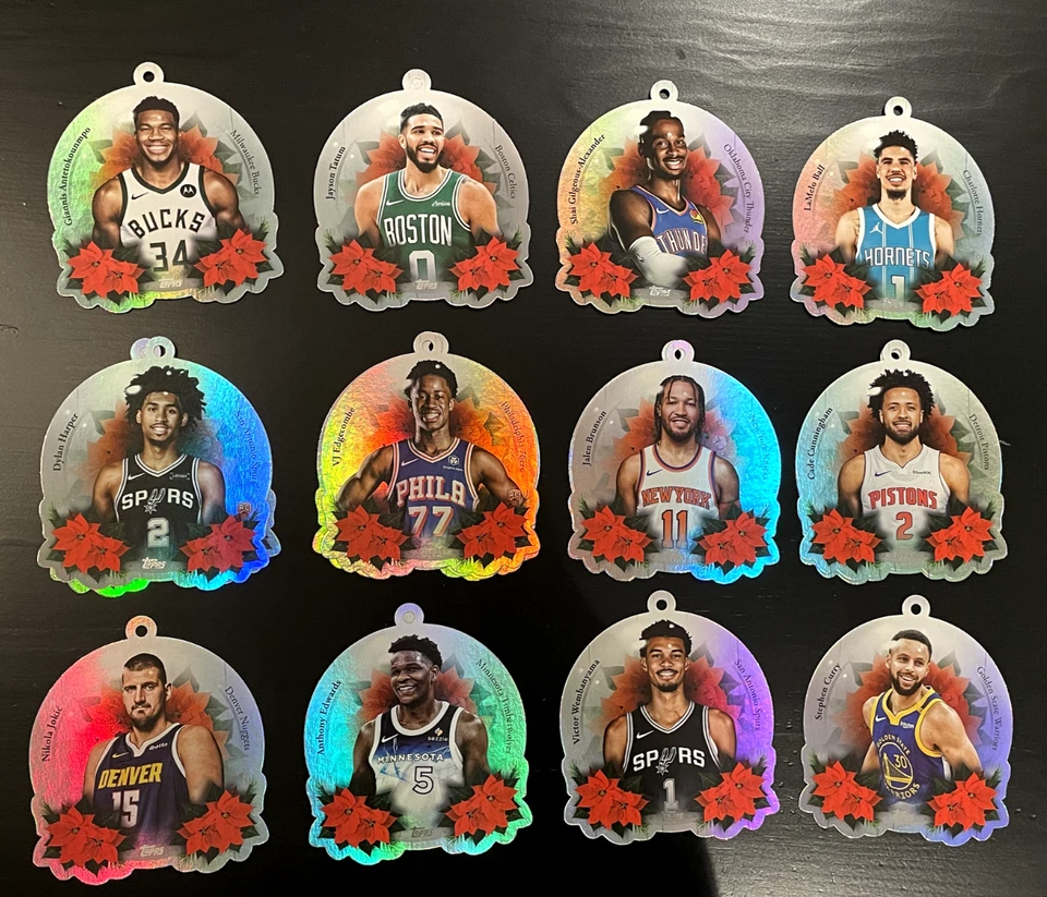 2025-26 Topps Holiday Oversized Die-Cut Ornaments Singles You Pick - Image 1 of 1