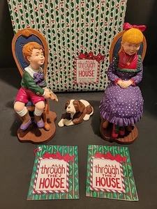 Departamento 56 All through the House #9315-7 Nicholas, Natalie & Spot the Dog COMO NUEVO - Imagen 1 de 13