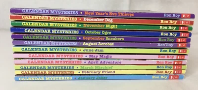 Lot of 12 Near Complete Calendar Mysteries Series Books By Ron Roy Kids Chapter - Image 1 of 4