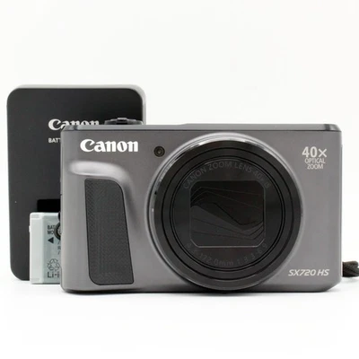 CANON PowerShot SX720 HS Black Digital Camera 20.3MP 40x Optical Zoom [Top Mint] - Image 1 of 4