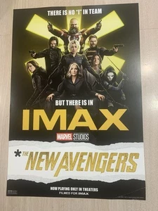 THE NEW AVENGERS THUNDERBOLTS 2025 POSTER AMC IMAX 19x13 HARD CARD MAILED ROLLED - Picture 1 of 2