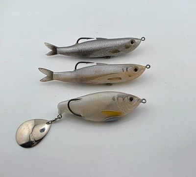 (3) Live Target Commotion Shad & Shiner Hollow Top Water Fishing Lures Lot of 3 - Image 1 of 2