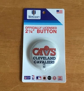 Vintage Wincraft Cleveland Cavaliers NBA 2 1/4” Button Pin NIP Unopened - Picture 1 of 2