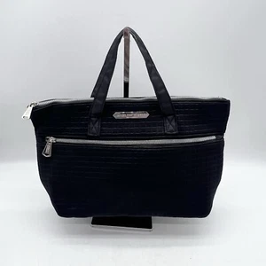 Bolso de Cosméticos de Viaje Acolchado Algunos Kestenberg Bolso de Mano Cremallera Plata Logo Negro Med - Imagen 1 de 7