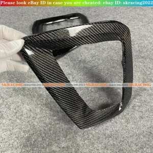 Fits Audi A4 B10 SLINE S4 2020-2021 Carbon Fibre Fog Light Cover Trim Cover 2PCS - Foto 1 di 11