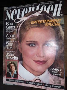 SEVENTEEN magazine 1978 NOVEMBER fashion models JOHN TRAVOLTA  teen - Bild 1 von 3