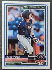 2023 Panini USA Baseball Stars &Stripes Jacob Wilson Collegiate National Team 84