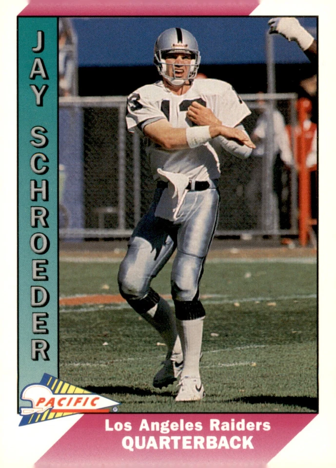 S1R6: 1991 Pacific Football Card Pick 201-400 - Image 1 of 1