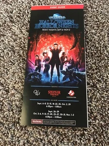 2019 HHN Halloween Horror Nights Guide Never Used Collector Ghostbusters - Picture 1 of 12