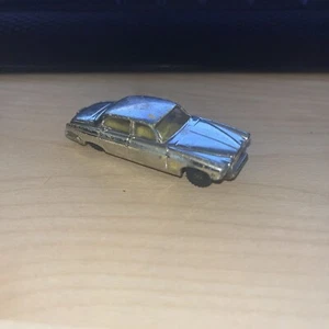 Used Vintage Husky Toys Jaguar MK 10 Chromed Silver 1/64 Collectors Diecast - Picture 1 of 4