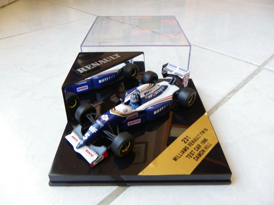 Williams Renault FW16 Test Car 1995 Damon Hill #5 Onyx 231 1/43 F1 Renault Box - Immagine 1 di 1