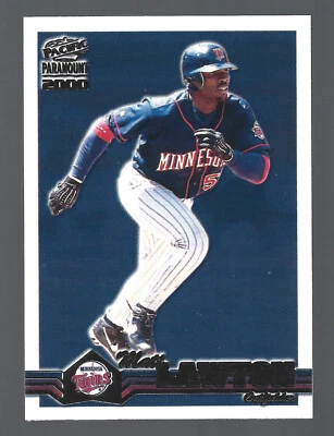 2000 Pacific Paramount Matt Lawton #136 Minnesota Twins Baseball Card MLB - Image 1 of 2