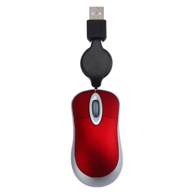 Wired Mice Mini USB Mouse Computer Portable for Laptop Optical Travel Small - Image 1 of 4