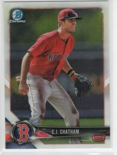 C.J. Chatham 2018 Topps Bowman Chrome Prospect #BCP117 Boston Red Sox - Image 1 of 1