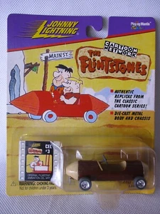 The Flintstones Barney Rubble's Sports Car 1998 Diecast Johnny Lightning Cartoon - Picture 1 of 3